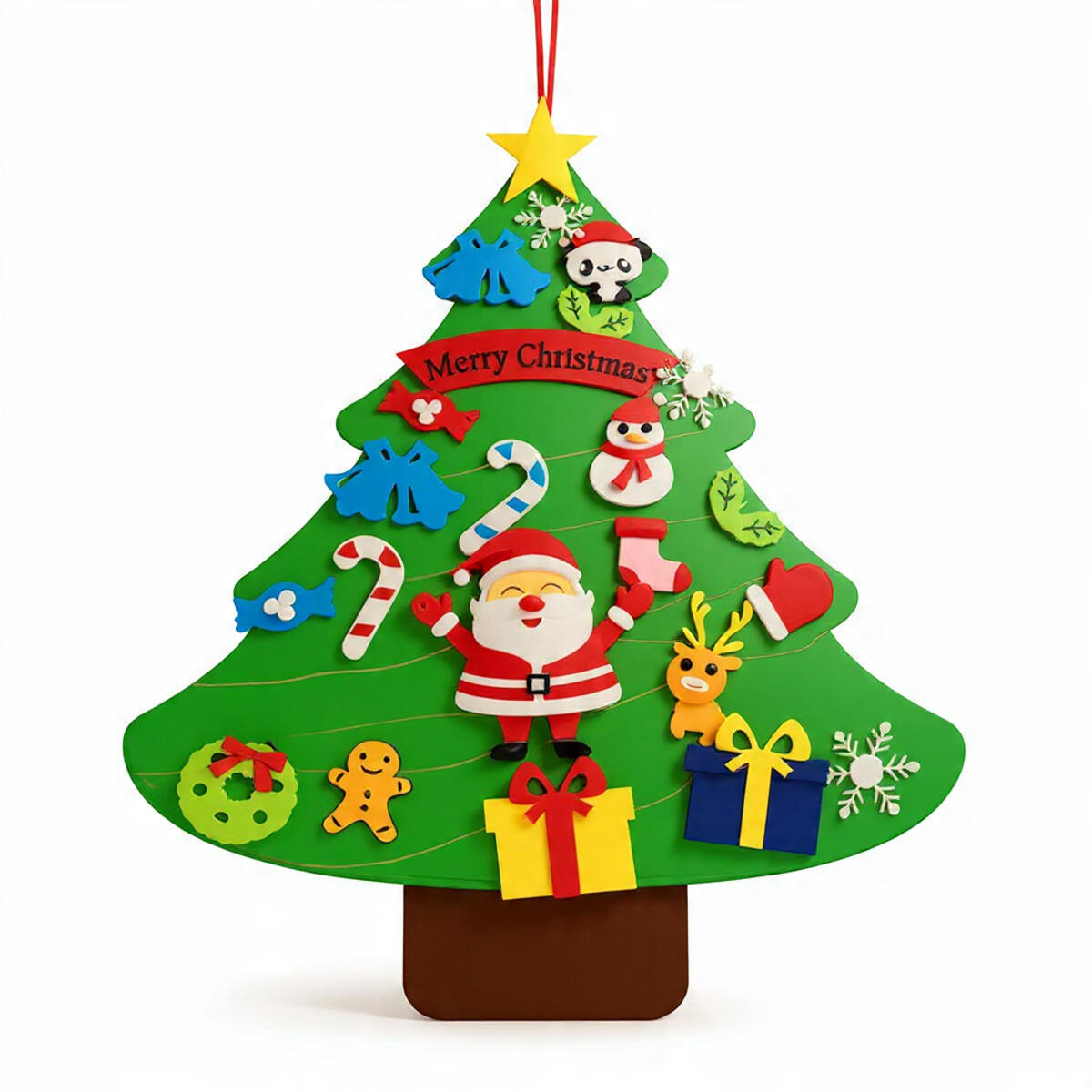 Arvore em feltro tema natal HX625-C - 2