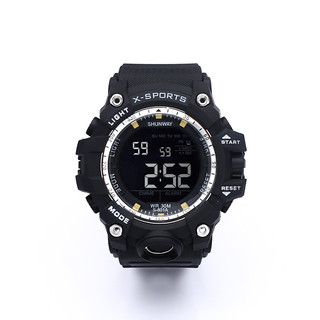 Relógio Digital Esportivo Preto Resistente a água S801A-07-2 - 1