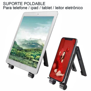 Suporte de Mesa para Celular e Tablet Dobrável Universal - 1