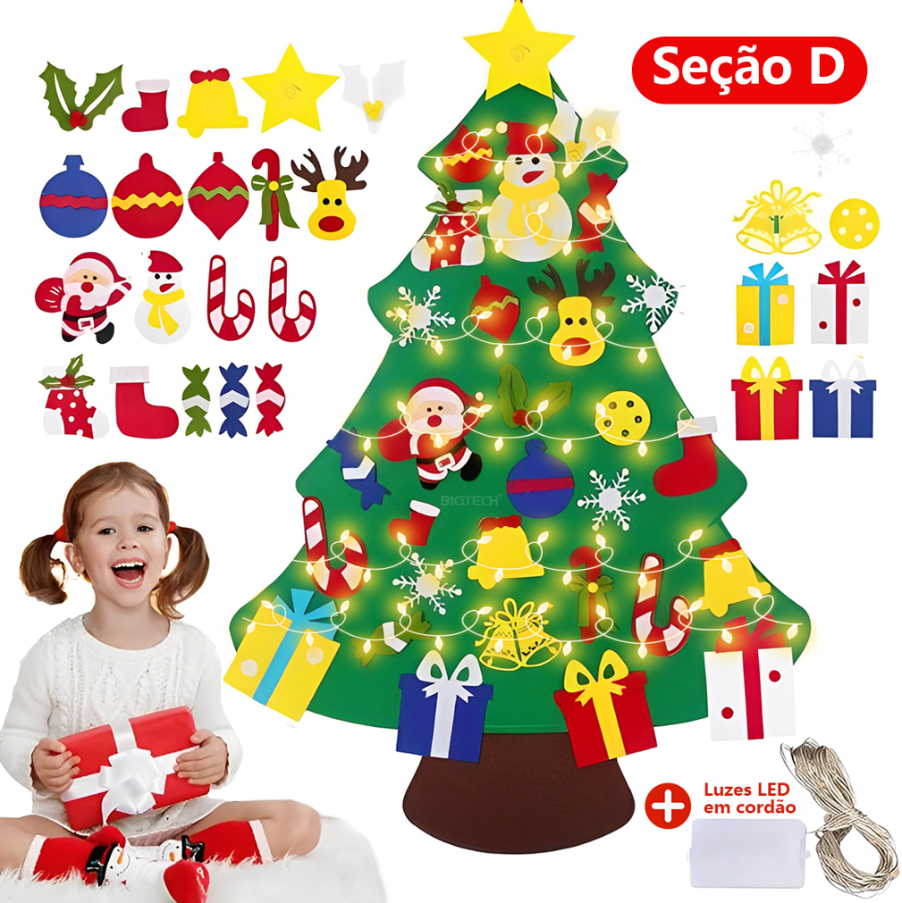 Árvore de Natal em feltro HX625-D - 1