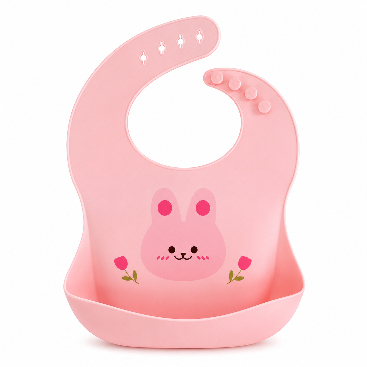Babador Infantil de Silicone BA19 – Impermeável, Ajustável - 2