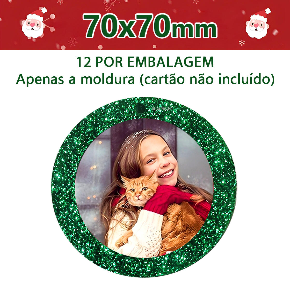Enfeites Circulares de Natal HX639-09 - 1