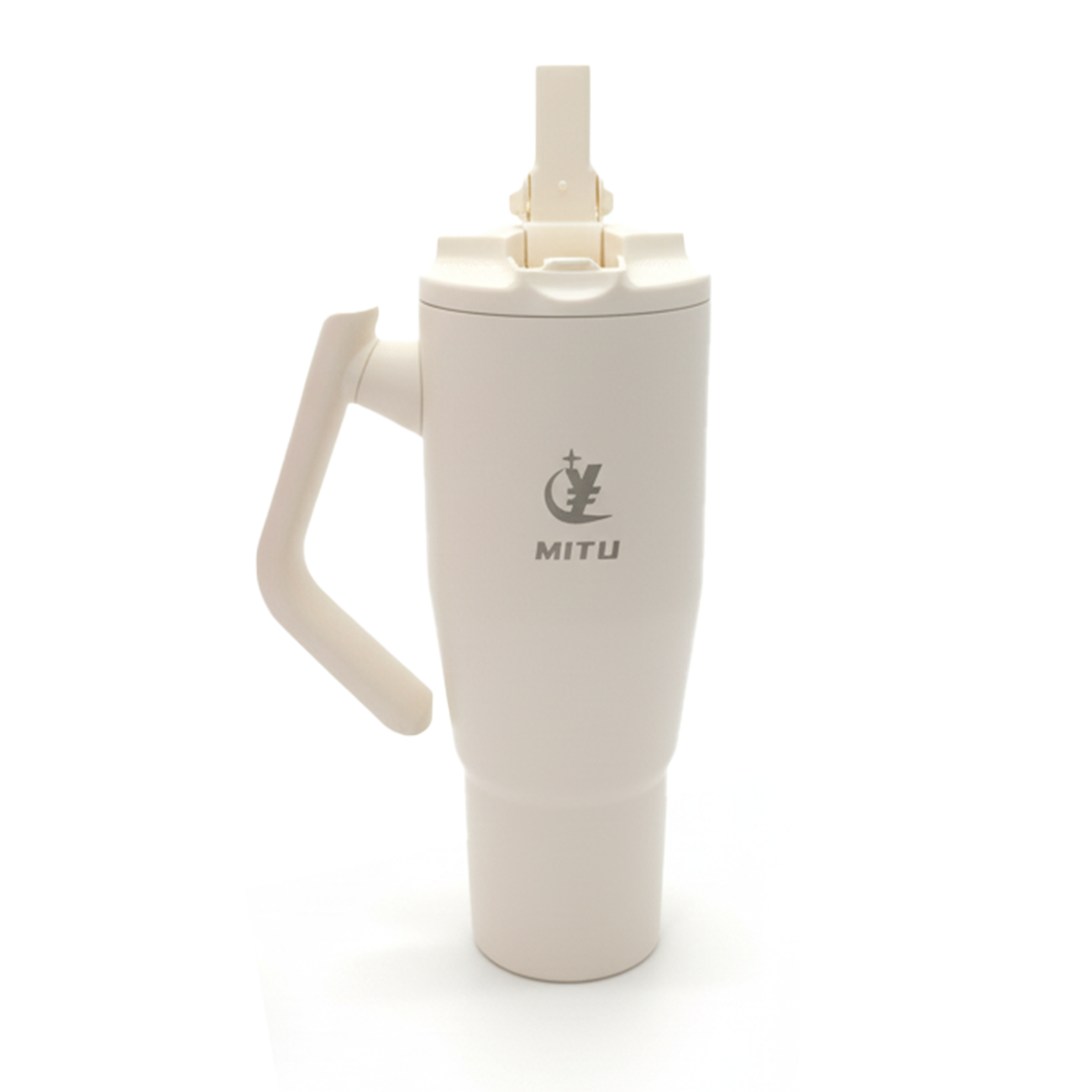 Copo Térmico MITU Branco Alça Transformável JLX-100082 - 1