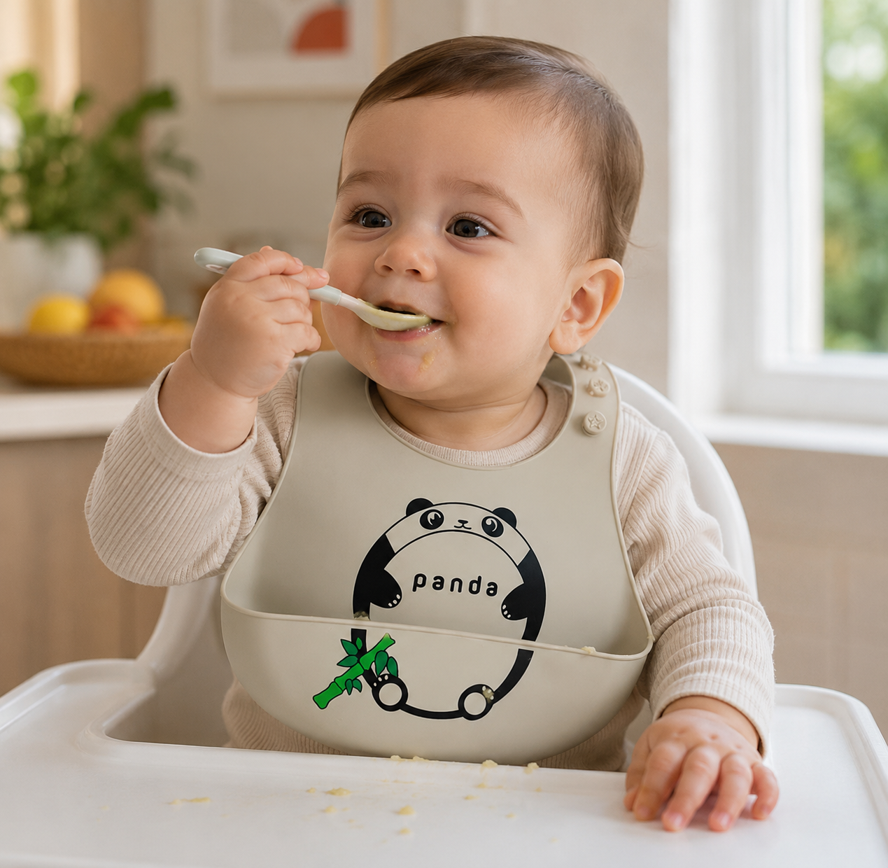 Babador De Silicone Alimentação Impermeável  BA02 - 3