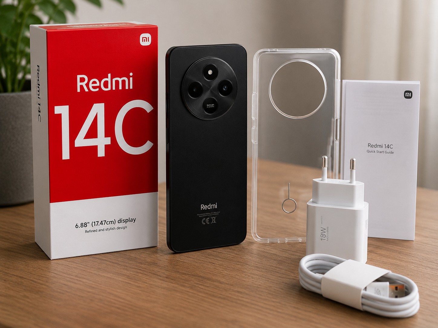 O Redmi 14C Tela 6.88" Dual Chip - 2