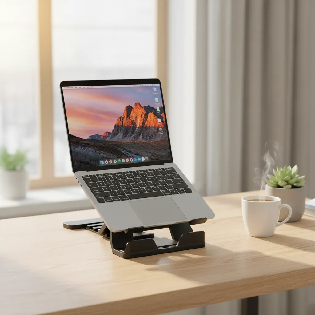 Suporte Dobrável para Notebook Tablet e Celular Ajustável - 5