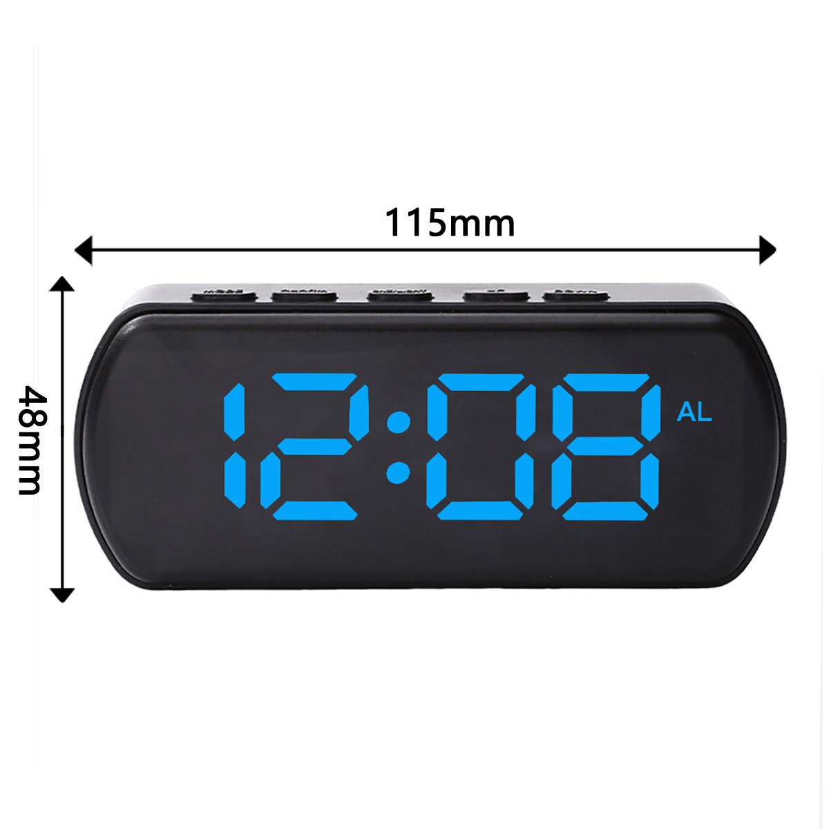Relógio Despertador LED Digital de Mesa com Alarme azul - 1
