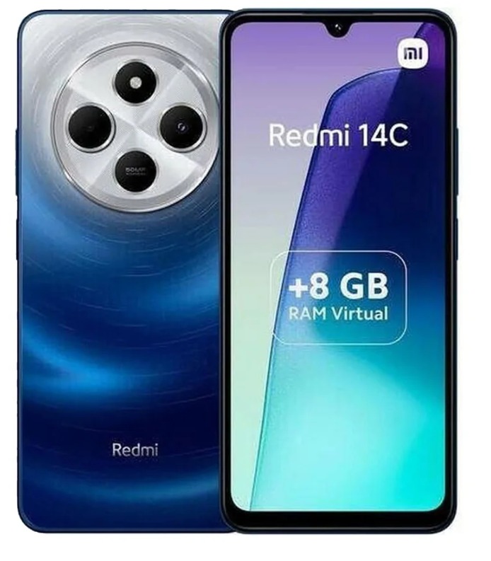 Smartphone Redmi 14C 256GB 4G AZUL - 1