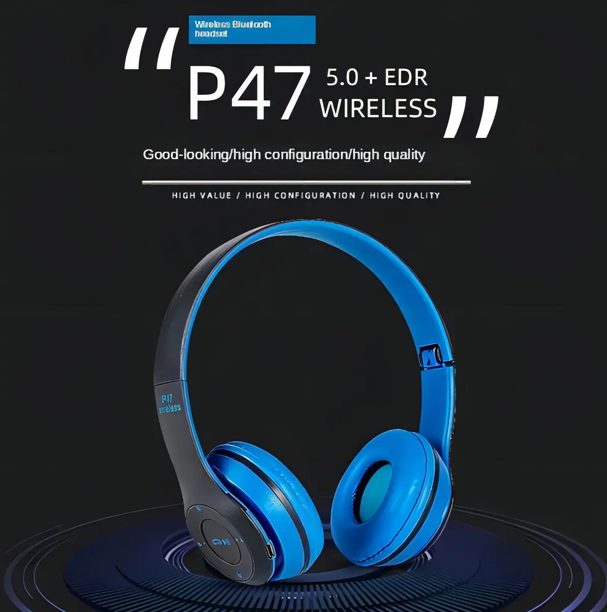 Fone Bluetooth P47 SEM FIO - 3