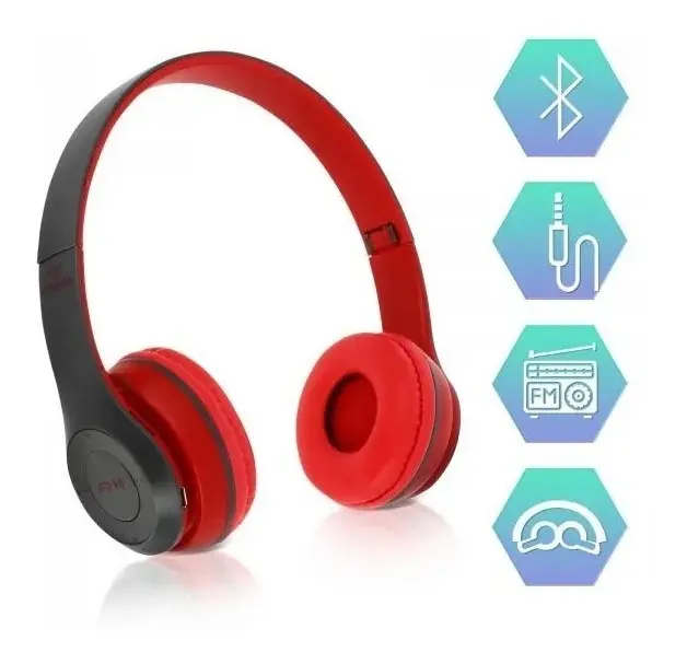 Fone Bluetooth P47 Wireless Headphone Sem Fio - 1