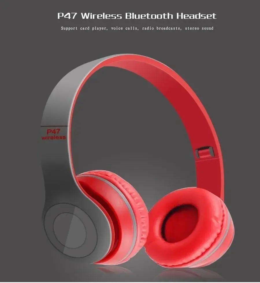 Fone Bluetooth P47 Wireless Headphone Sem Fio - 5