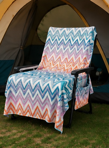 Capa Toalha para Cadeira de Praia Microfibra 75x215cm - 2