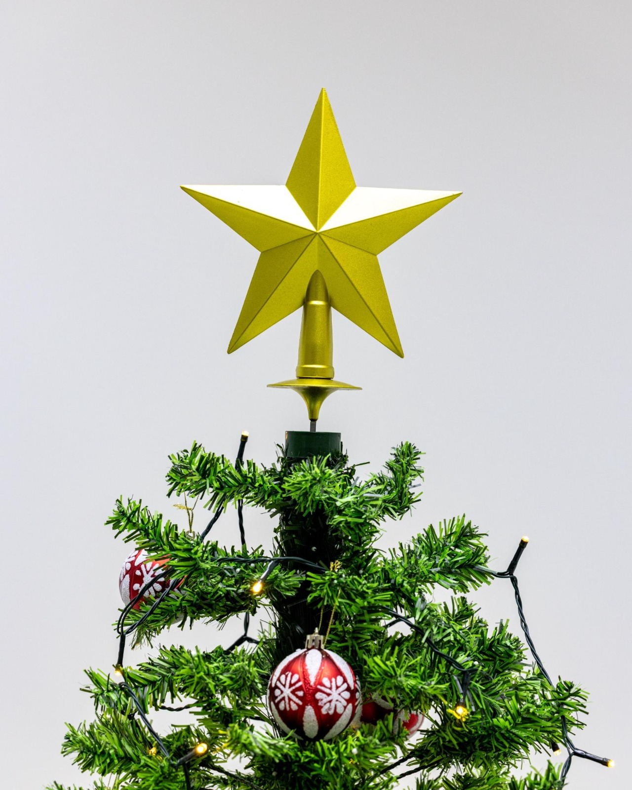 Árvore de Natal 1,90m Completa com Luzes Enfeites e Estrela - 4