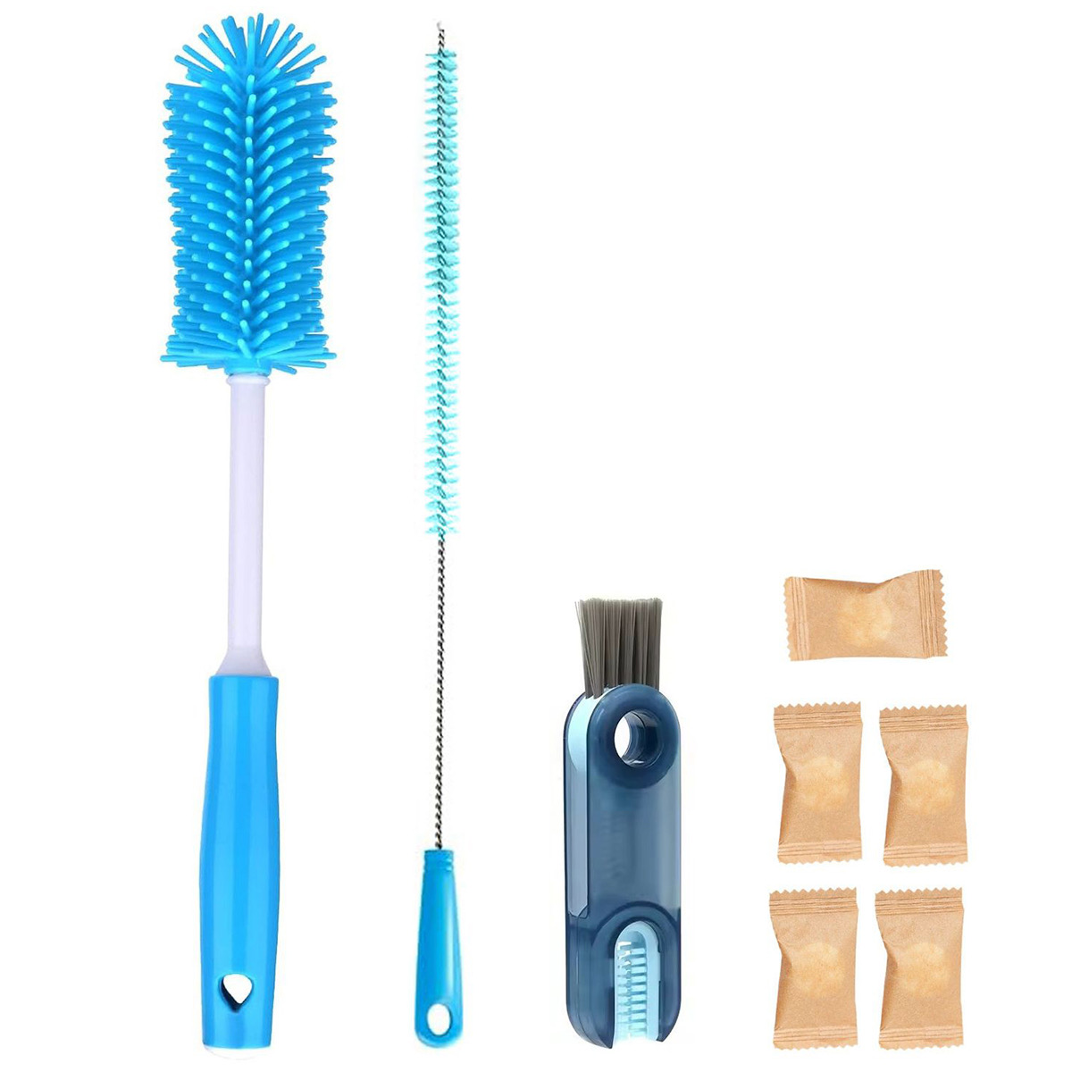Kit de Escovas para Limpeza Multifuncional - 1