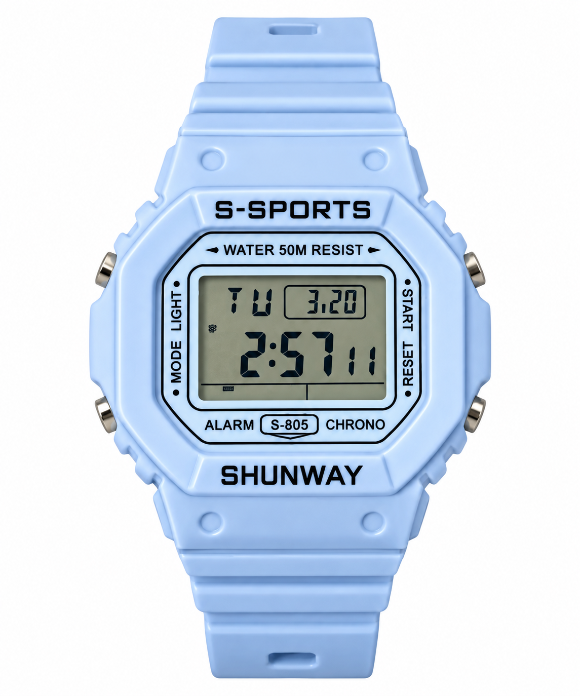 Relógio Digital Esportivo S-605 Shunway Resistente à Água - 1