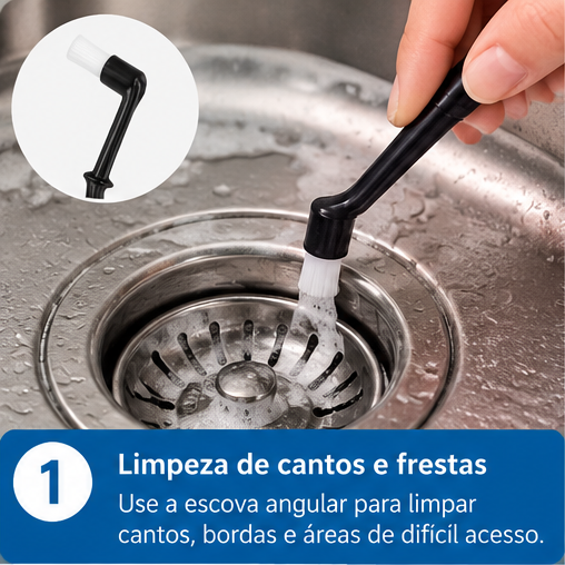 Kit Escovas de Limpeza Multiuso para Garrafas - 2