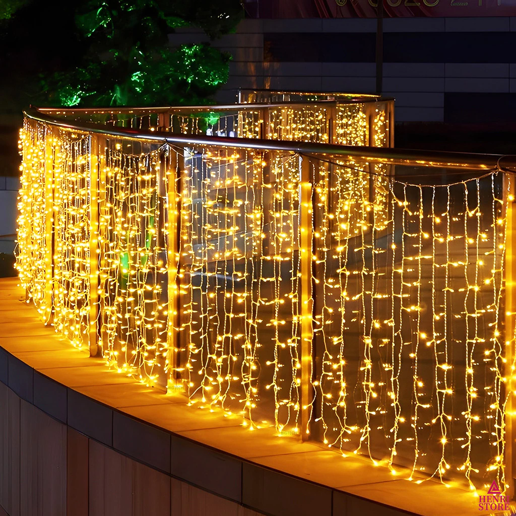 Cascata de Luzes de Natal LED 3x2m – 240 Luzes - 3