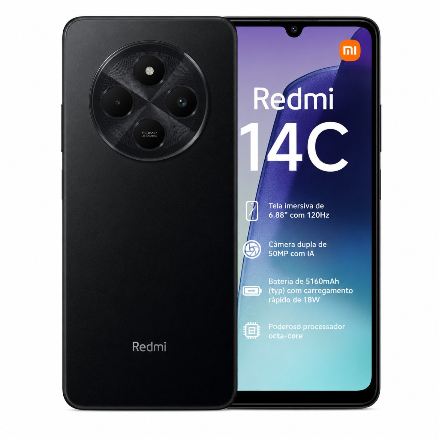 Kit O Redmi 14C Tela 6.88" Dual Chip - 1