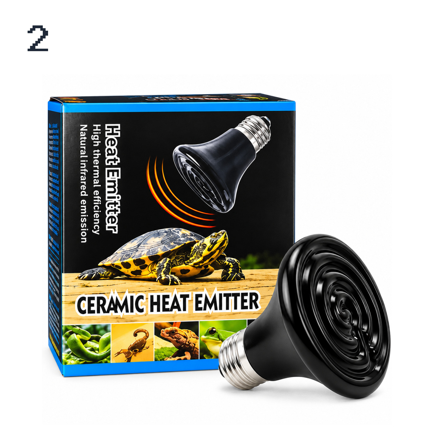 Kit 2 Lâmpada de aquecimento 100W/220V - 1